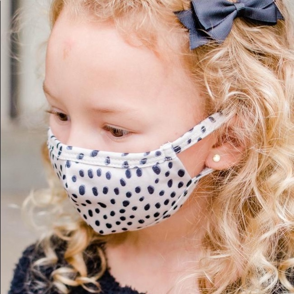 Child’s Spotted Taupe Mask